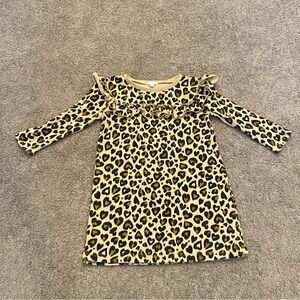 NWOT J.Crew Crewcuts Girls Leopard Ruffle Dress